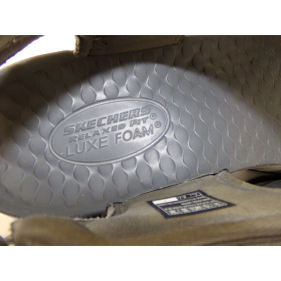 Skechers Tresmen Garo Sandals Mens 14 Relaxed Fit Black Adjustable Open Toe main image 4